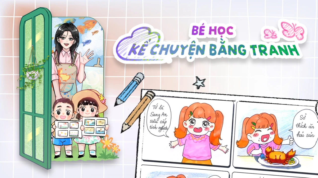 Khóa Bé học kể chuyện bằng tranh